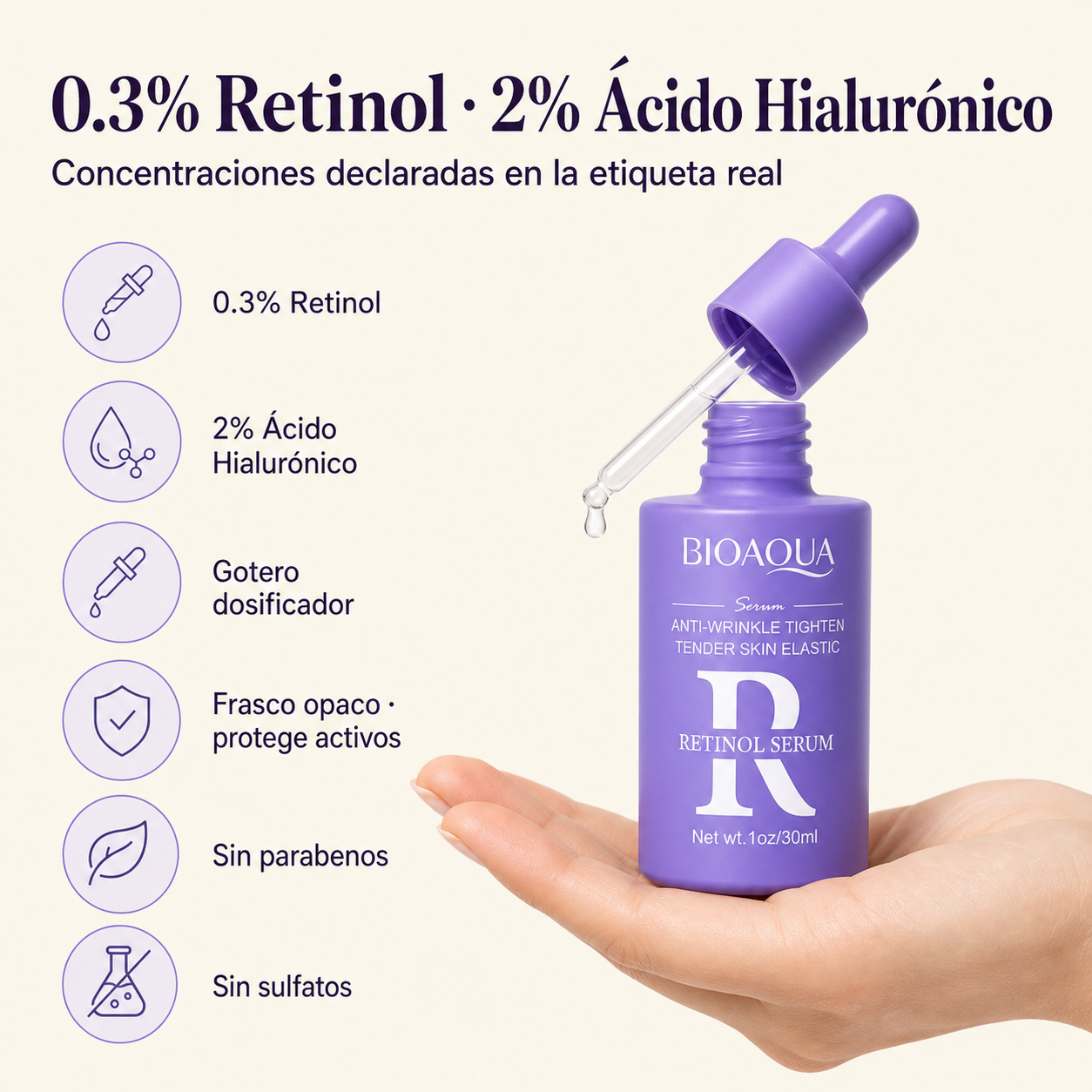 SERUM RETINOL ANTI ARRUGAS — vista 2